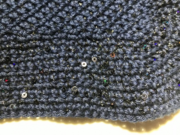 Fliegenhäubchen mit Bionenfaser, navy